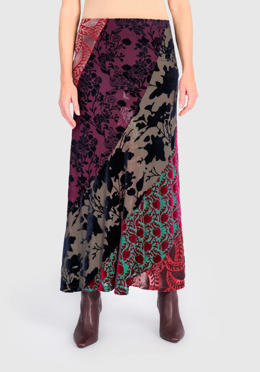 Reliquary Slim Skirt in Regal