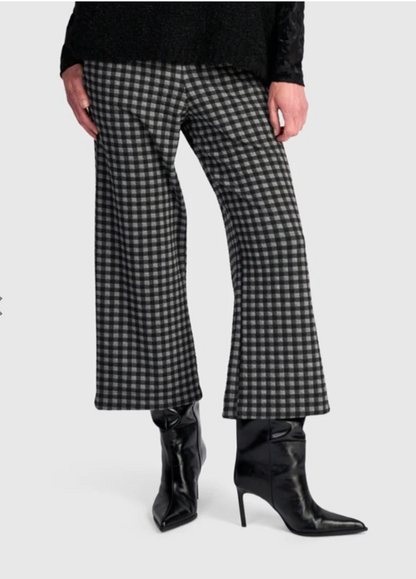 Moment Crop Pant in Check