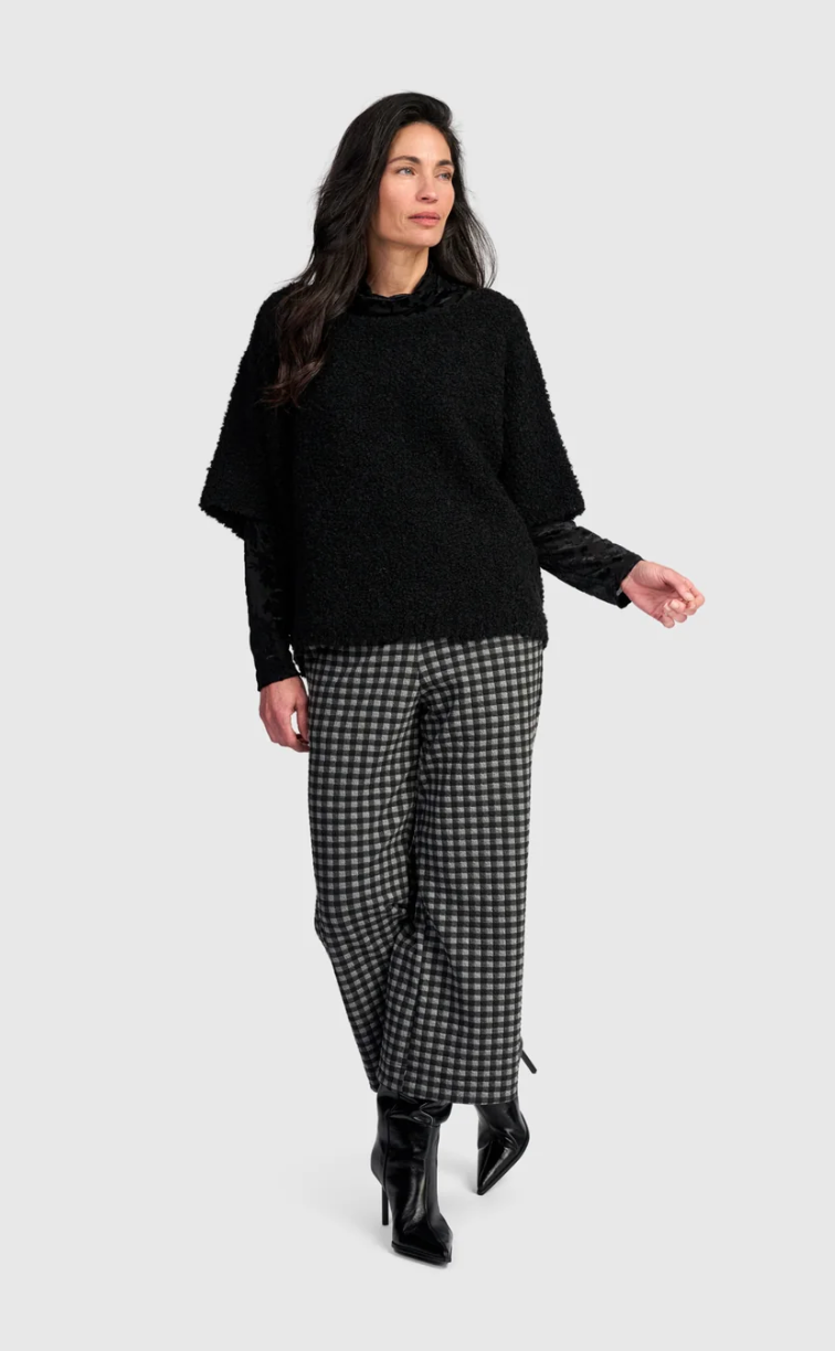 Moment Crop Pant in Check