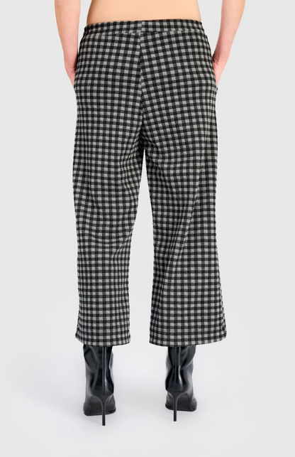 Moment Crop Pant in Check