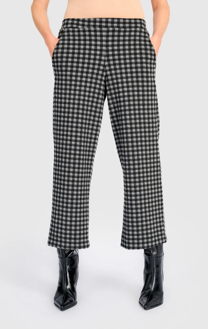 Moment Crop Pant in Check
