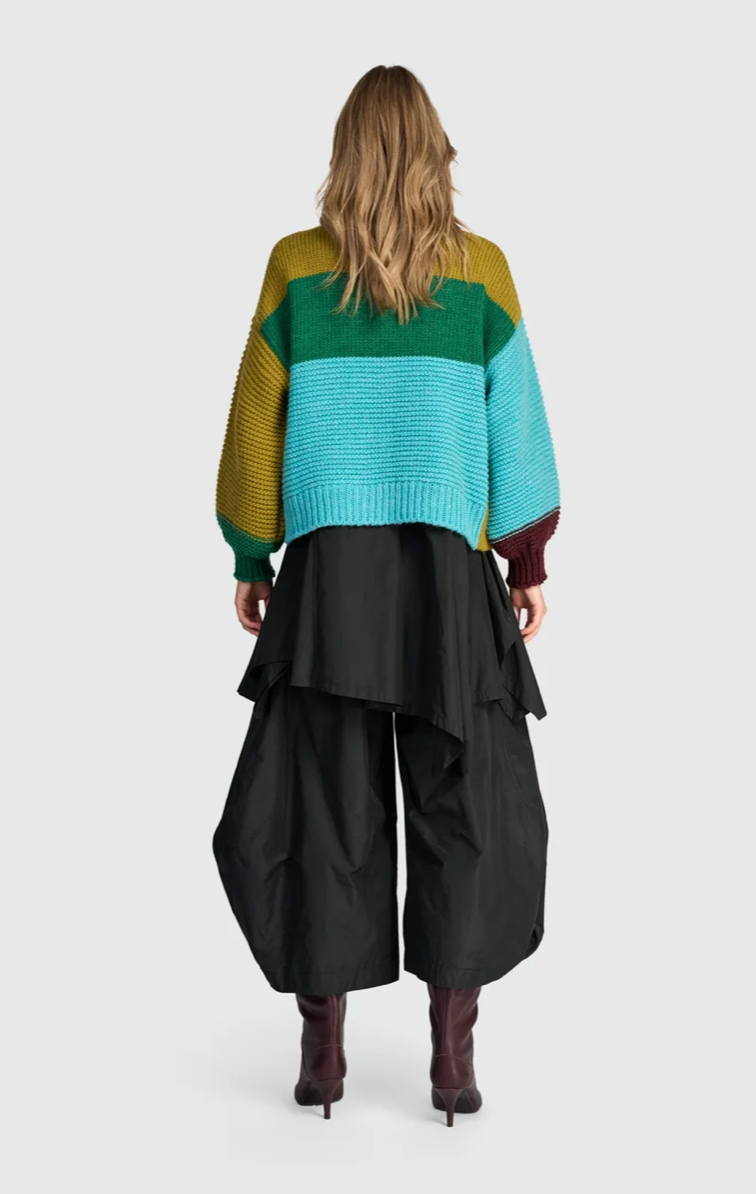 Carnival Chunky Knit Cardigan in Wine