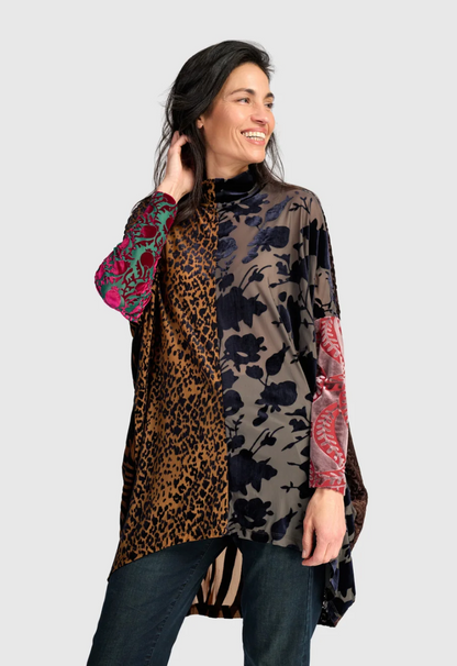 Regal Cut Velvet Top