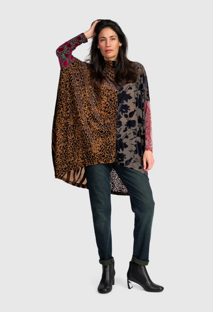 Regal Cut Velvet Top