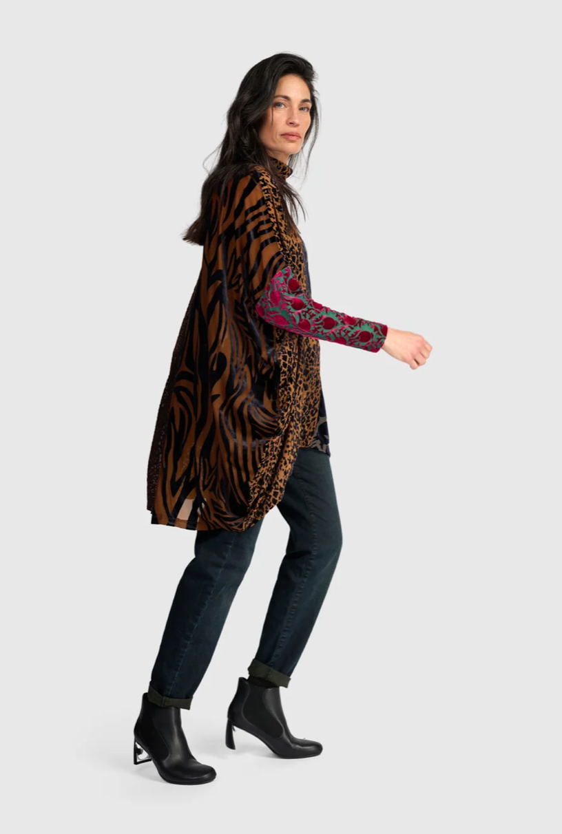 Regal Cut Velvet Top