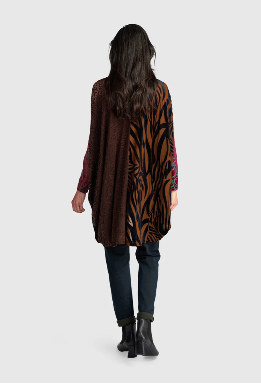 Regal Cut Velvet Top