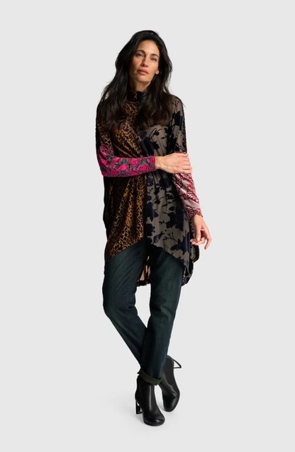 Regal Cut Velvet Top