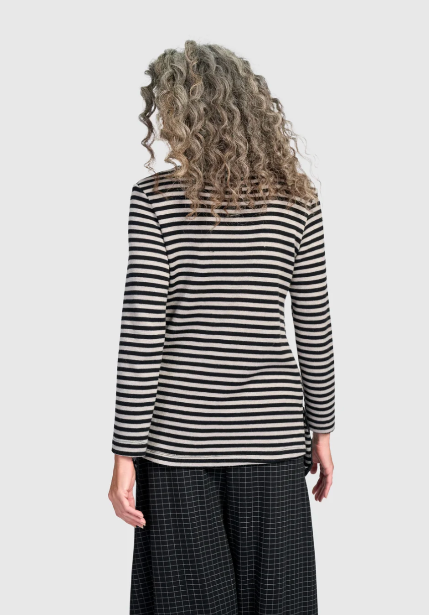 Urban Vik Pocket Turtleneck in Stripe