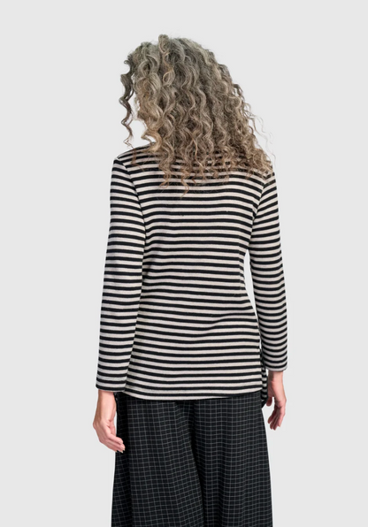 Urban Vik Pocket Turtleneck in Stripe