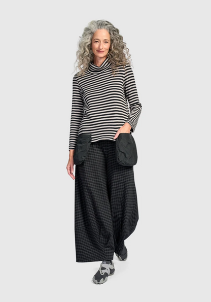 Urban Vik Pocket Turtleneck in Stripe