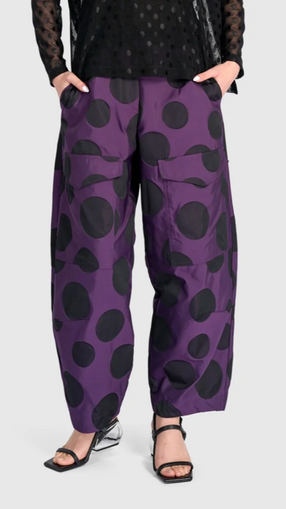 Tyrian Barrel Pant in Plum