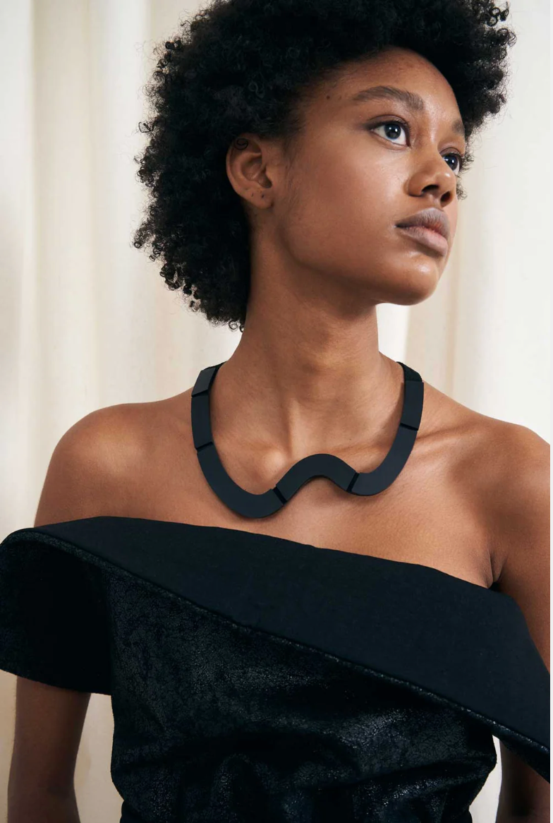 Abstraction Round Necklace