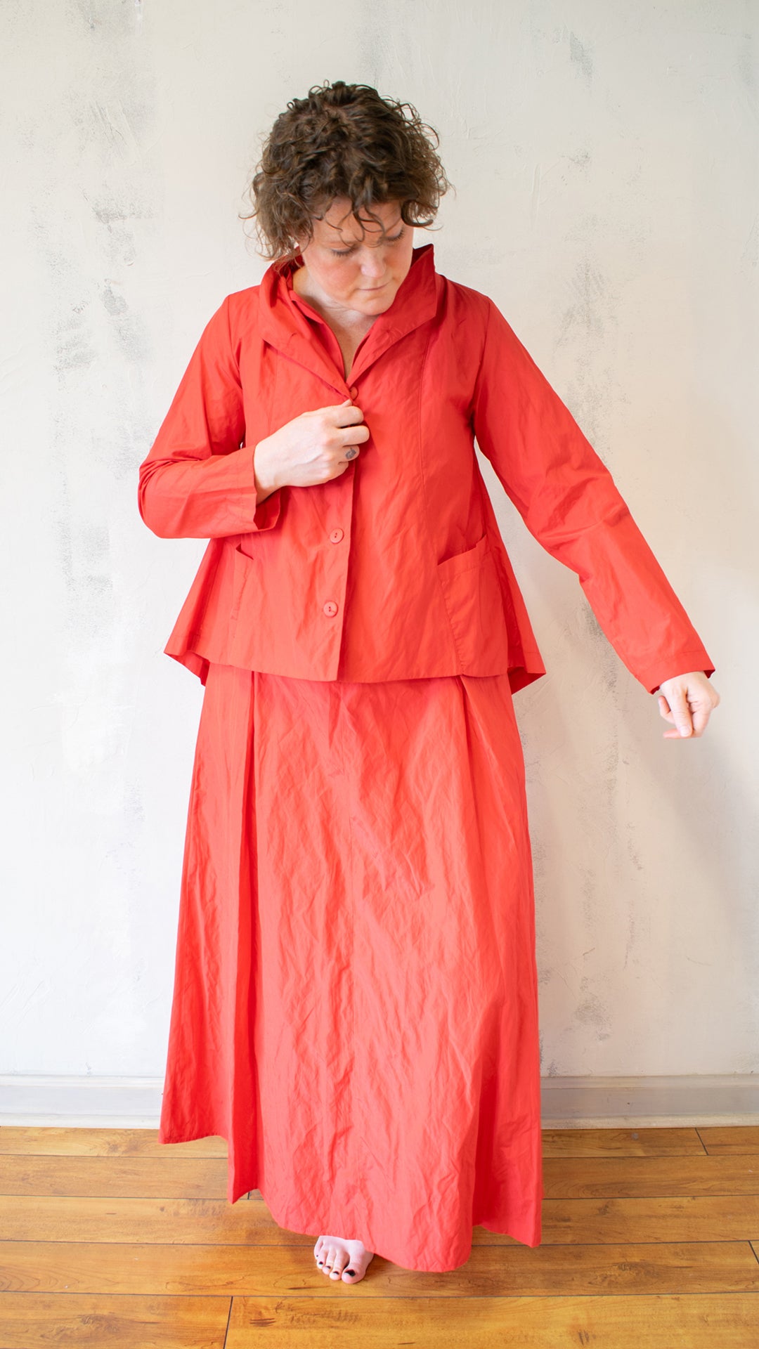 Tokyo Jacket in Ruby