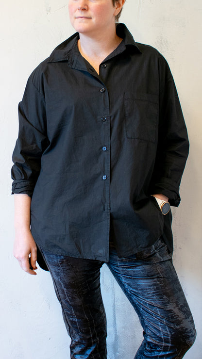 Short Boyfriend Button Down (Multiple Colors)