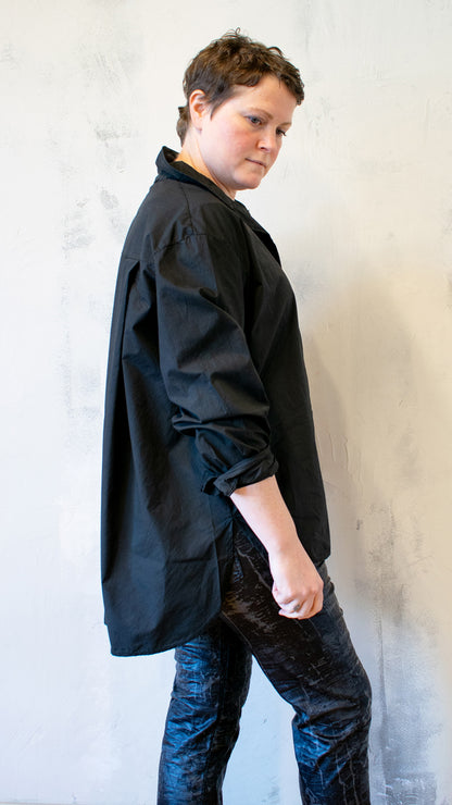 Short Boyfriend Button Down (Multiple Colors)