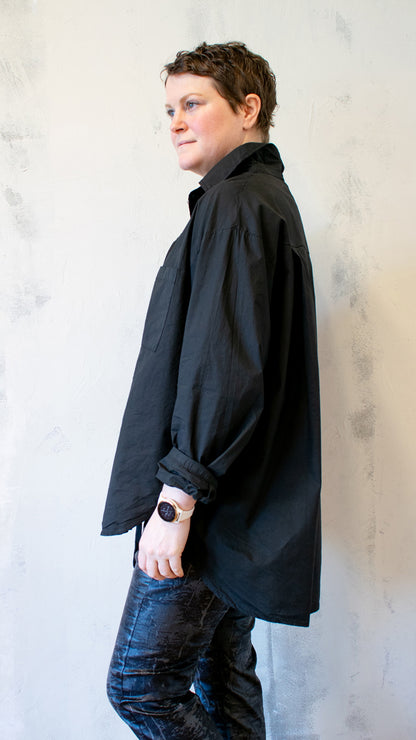 Short Boyfriend Button Down (Multiple Colors)