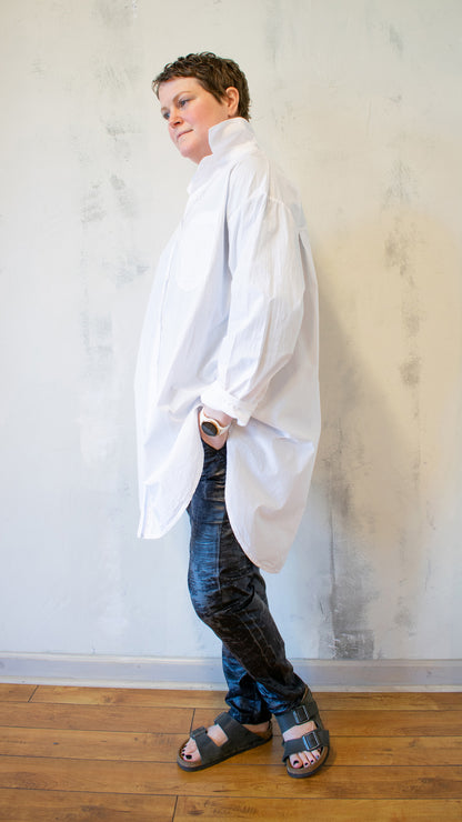 Long Boyfriend Button Down