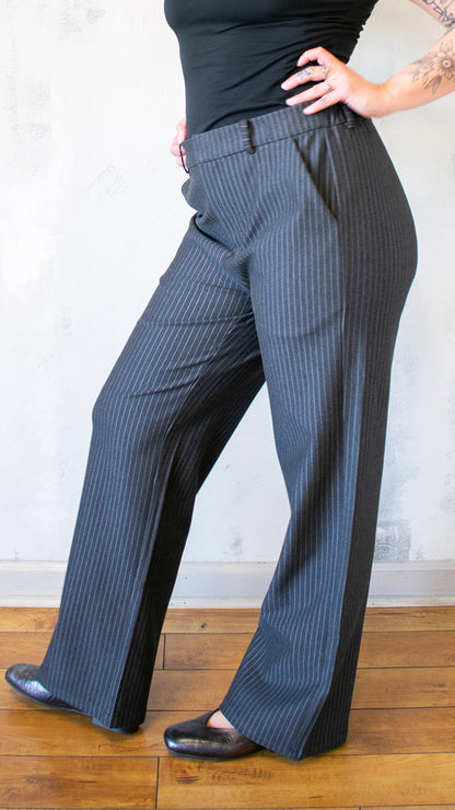 Stripe Straight Leg Pant