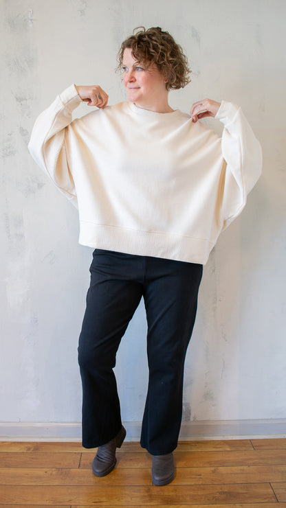 Mia Rippled Cotton Pullover