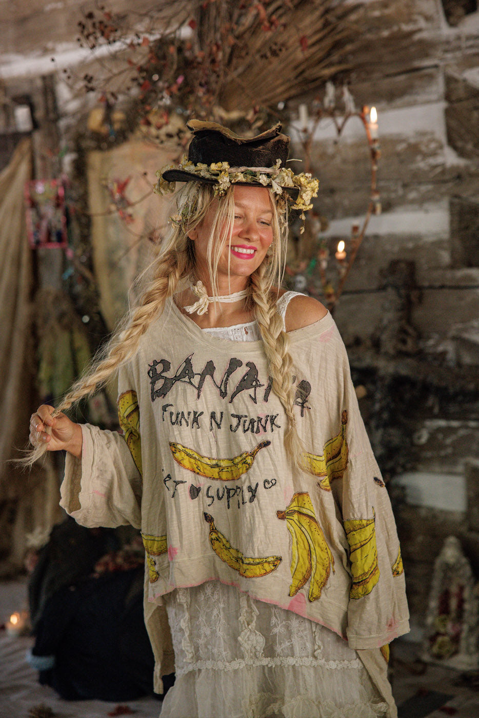 Banana Funk n Junk Hi Lo T in Nala