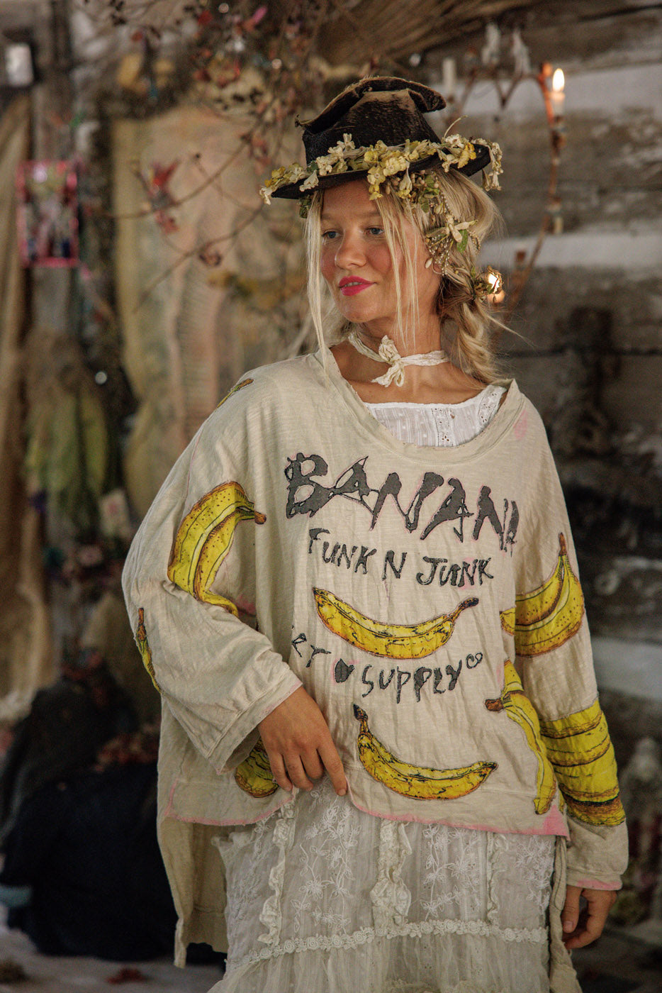 Banana Funk n Junk Hi Lo T in Nala
