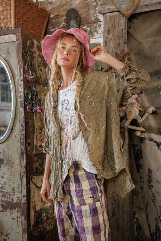 Printed Adison Workshirt in Ember Glow