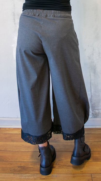 Lace Hem Trouser