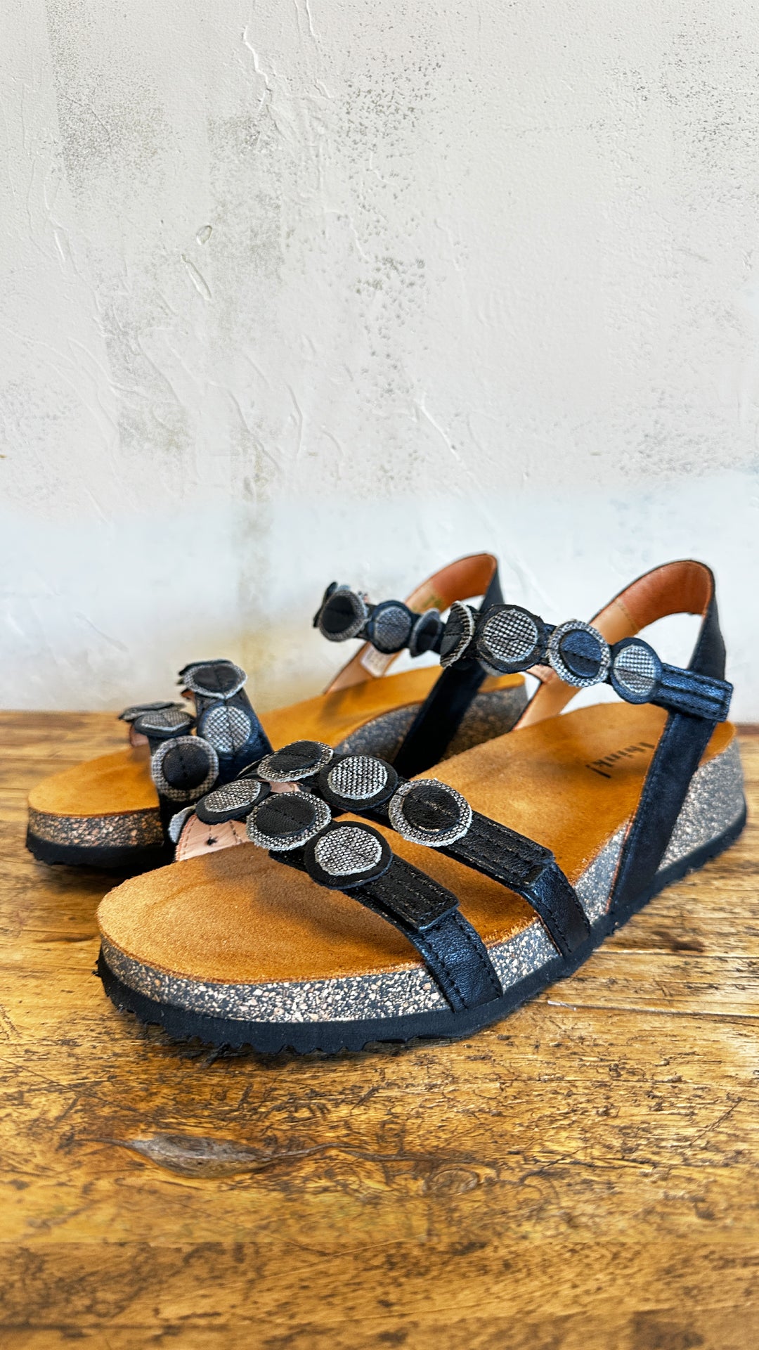 Koak Sandal in Black Kombi