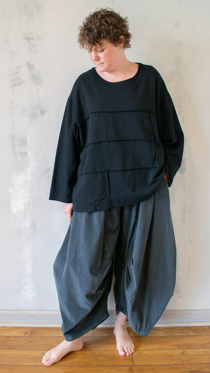 Seamed Lightweight Sweatshirt (Multiple Colors)