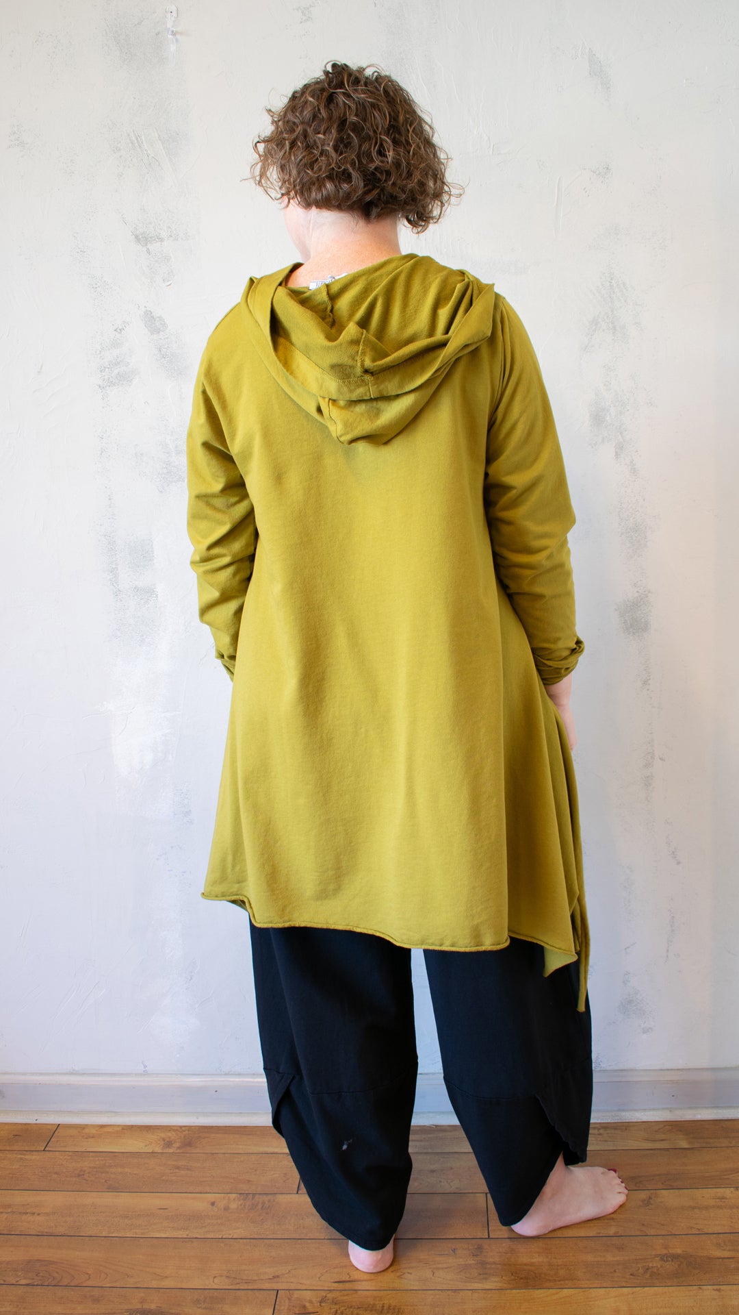 Transparente Fringe Hooded Tunic