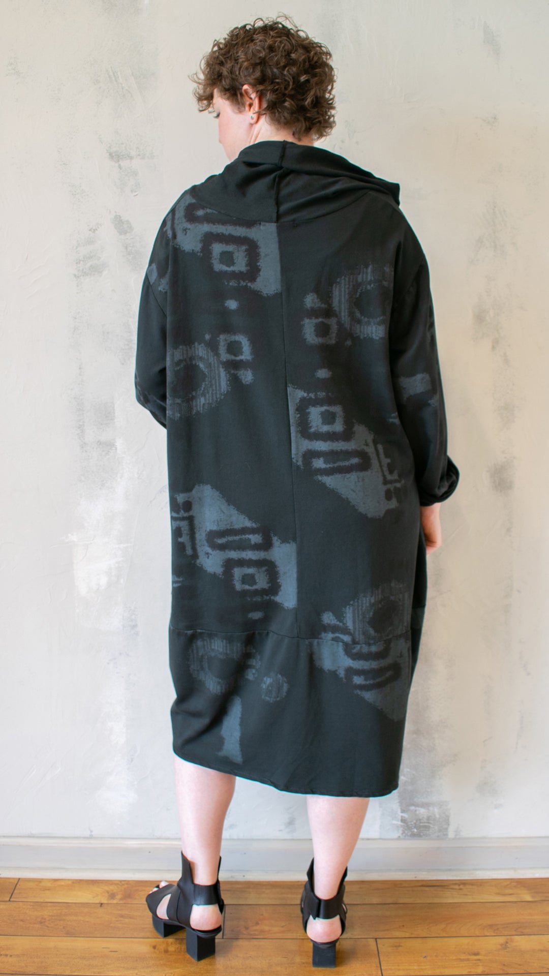 Graphic Shift Dress