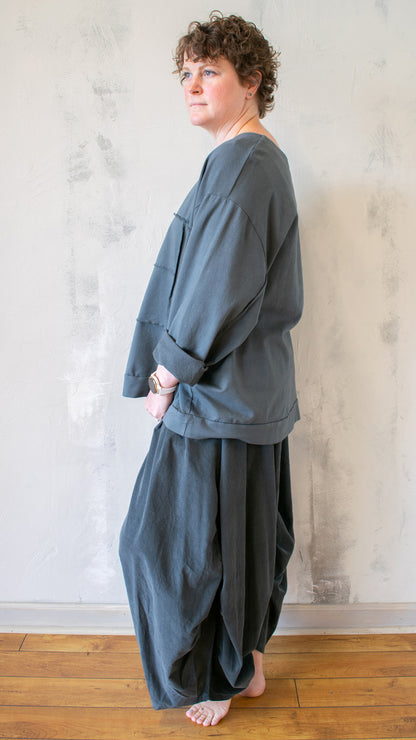 Seamed Lightweight Sweatshirt (Multiple Colors)