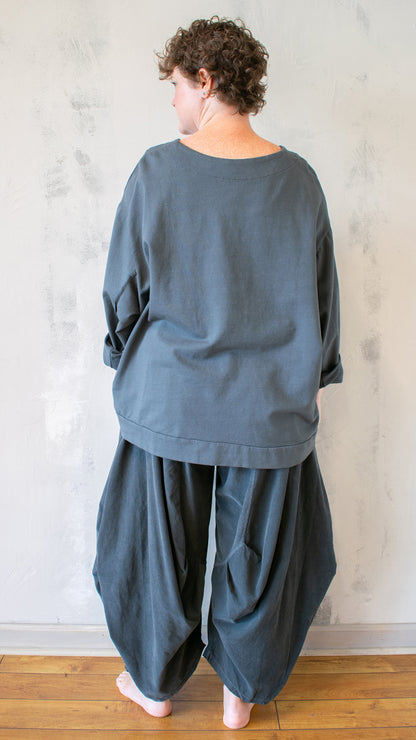 Seamed Lightweight Sweatshirt (Multiple Colors)