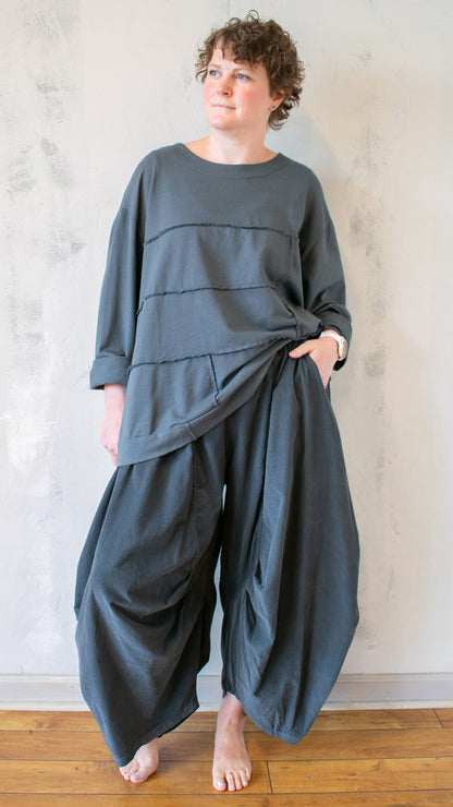 Seamed Lightweight Sweatshirt (Multiple Colors)