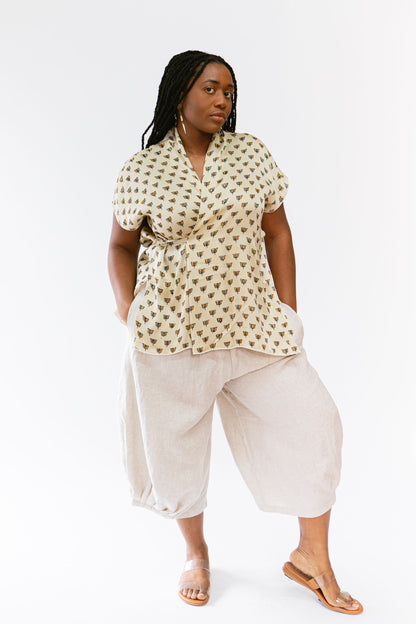 Uno Wrap, Block Print