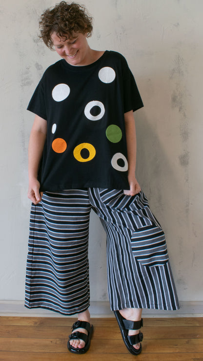 Circles in Stripe Pant