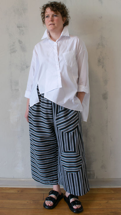 Scrappy Button Up in White