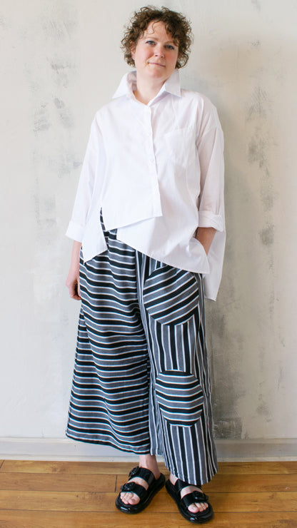 Scrappy Button Up in White