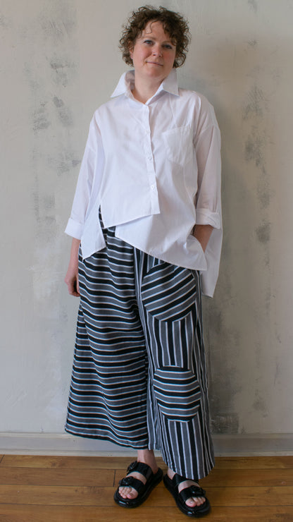 Scrappy Button Up in White