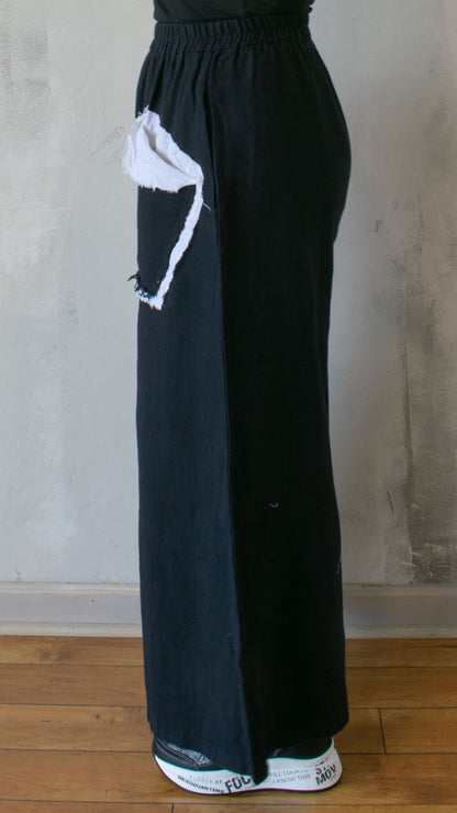 Twill Wide Leg