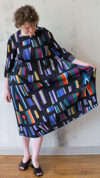 Pleated Multi Dress