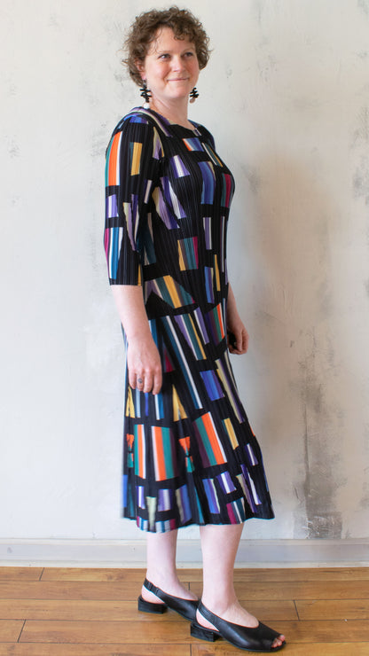 Pleated Multi Dress