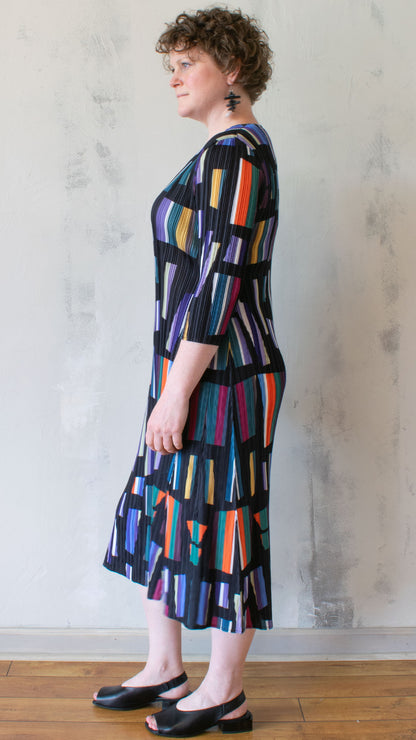 Pleated Multi Dress