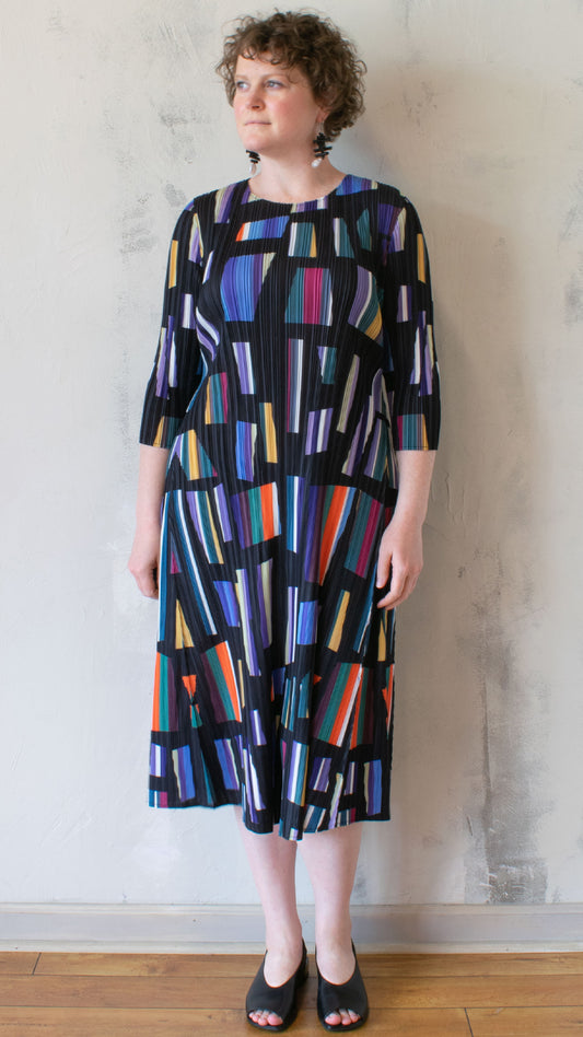 Pleated Multi Dress