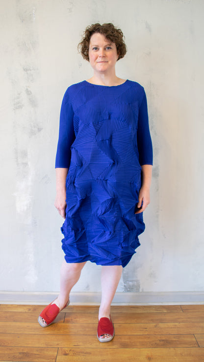 Micro Pleat Dress (Multiple Colors)