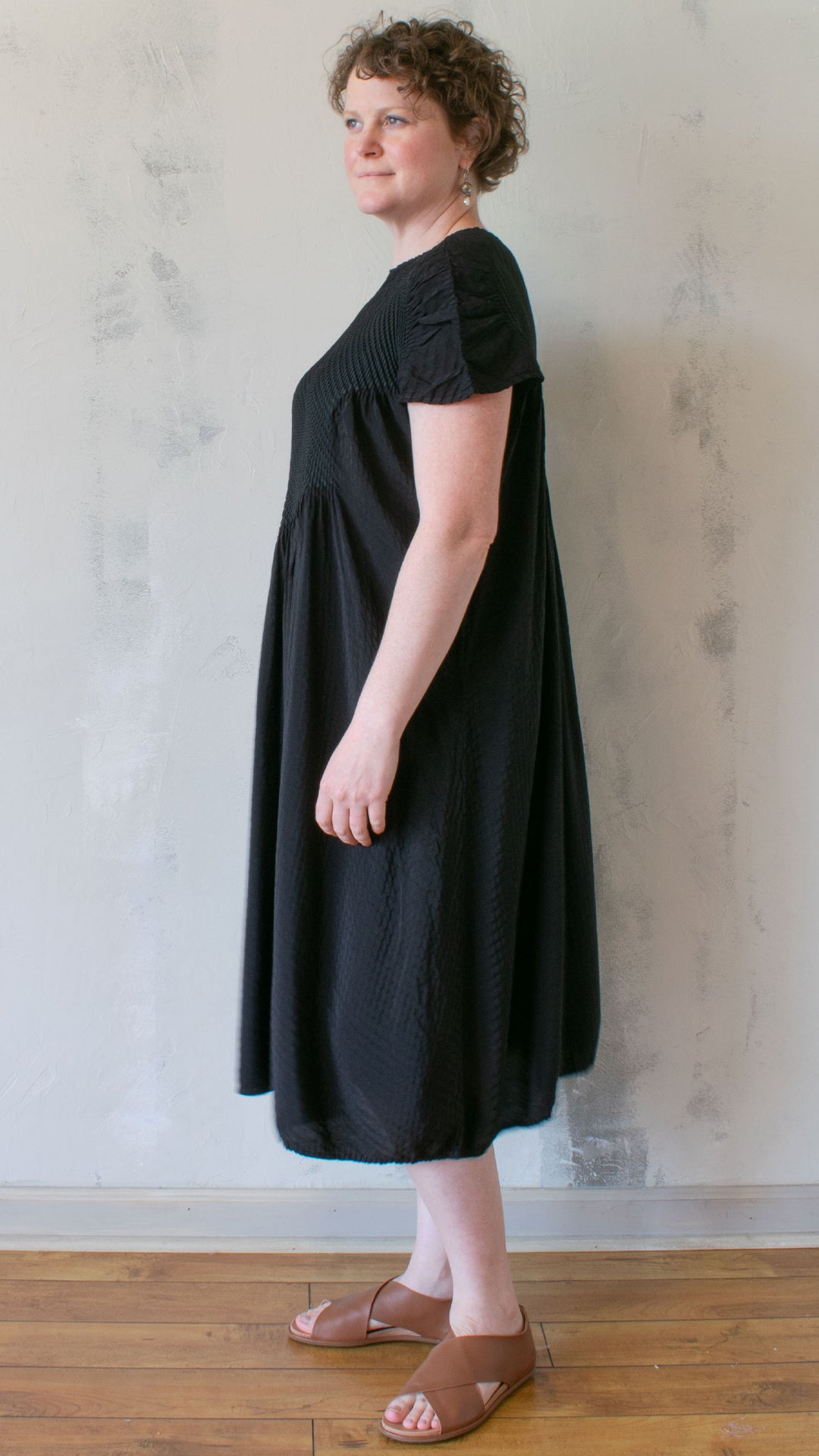 Pucker Dress (Multiple Colors)