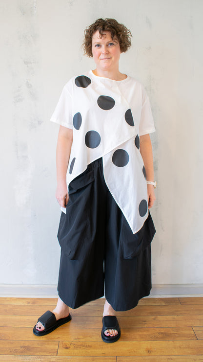 Polka Dot Cross Over Top (Multiple Colors)