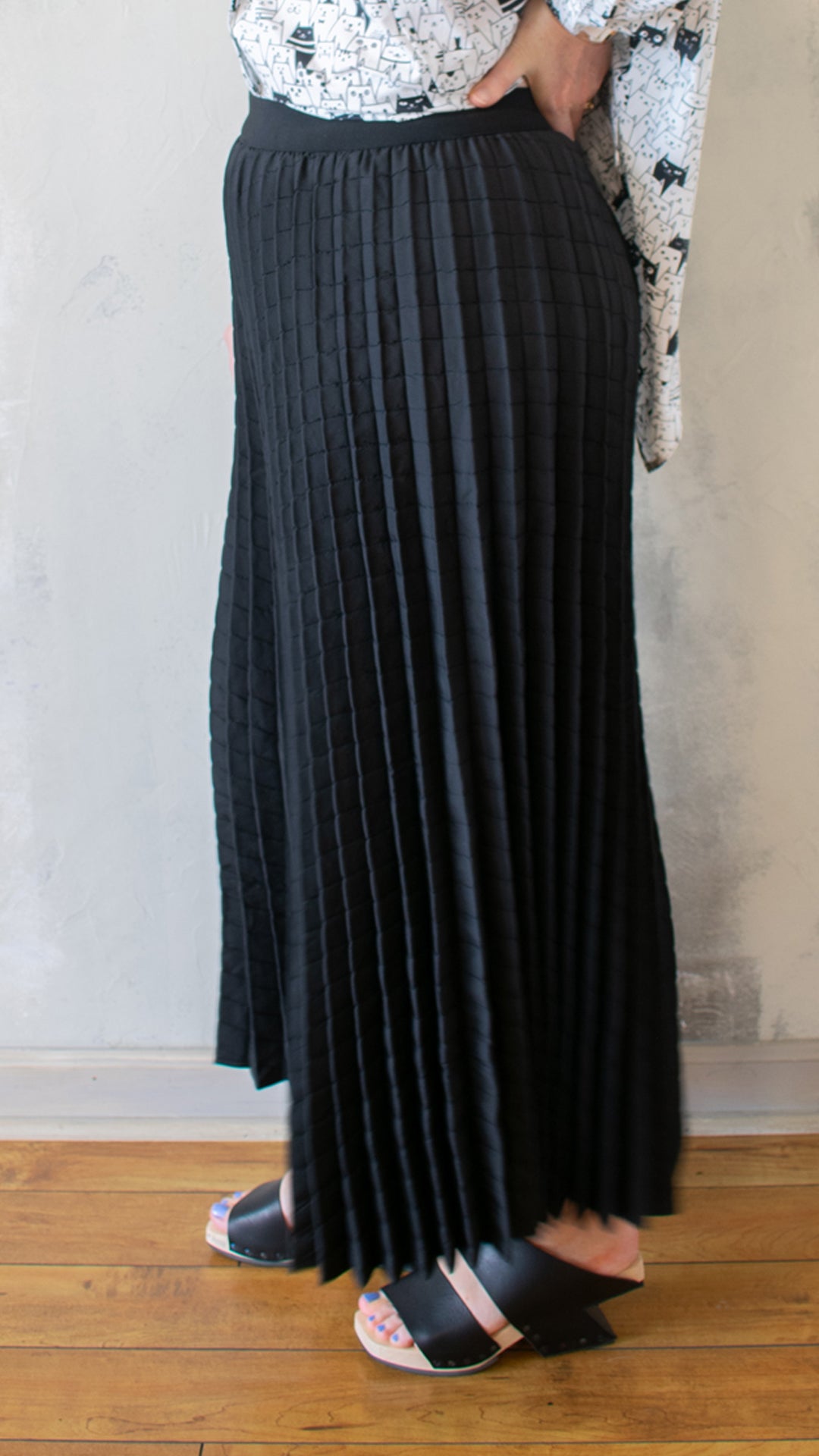 Quilted Pleat Pant