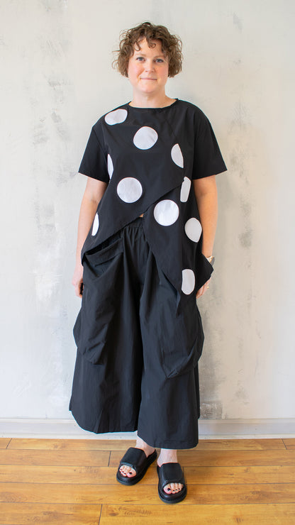 Polka Dot Cross Over Top (Multiple Colors)