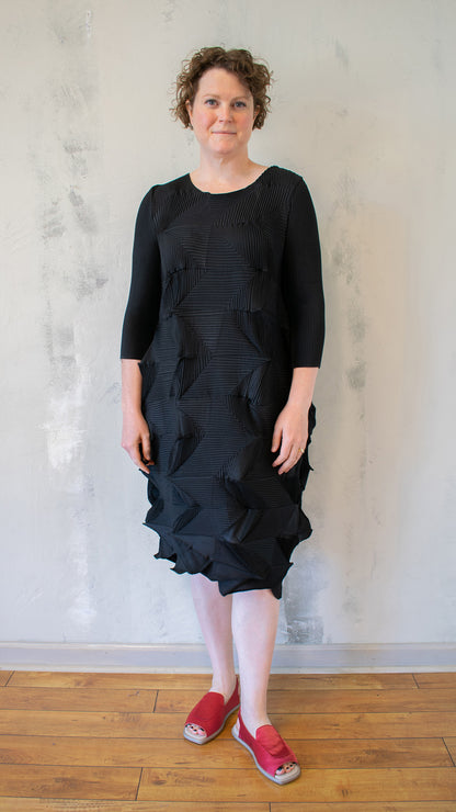 Micro Pleat Dress (Multiple Colors)